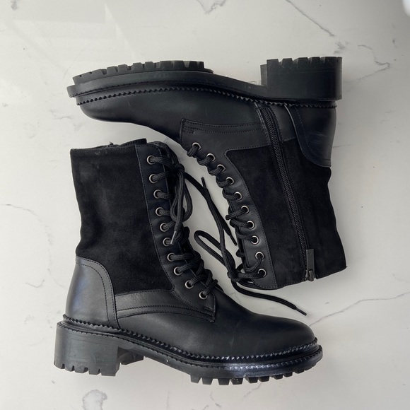 aquatalia combat boots